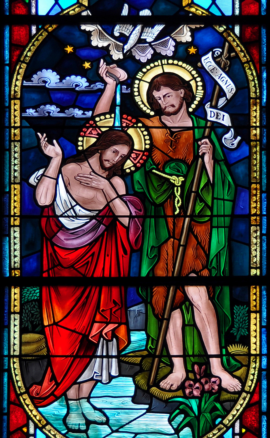 Baptism Of Jesus Stained Glass Window Shutterbug